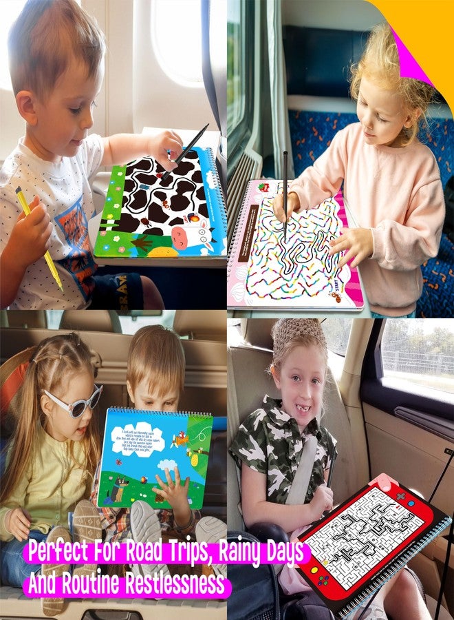 SpriteGru Dry Erase Mazes Game Pad, 30 Mazes Reusable & Erasable Book, Fun Brain Challenge Games Interesting Educational Toy and Learning Tool for Road Trip Airplane Travel - Image 5